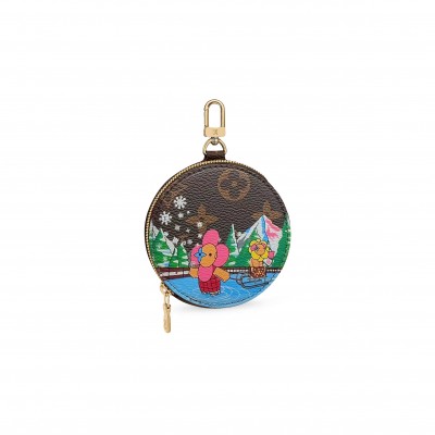 LOUIS VUITTON ROUND COIN PURSE 100365 (9*9*2cm)